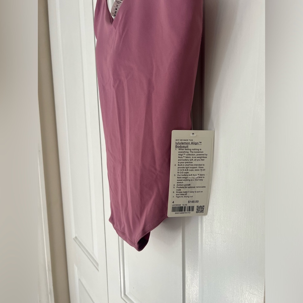 NWT lululemon Align™ Bodysuit Velvet Dust 
Size 4 - Picture 7 of 16